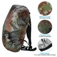 thumbnail image 3 of Unique Bargains 45-55L Waterproof Rucksack Cover, 2 Pack Backpack Rain Cover, L, Digital Camo, 3 of 5