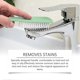 thumbnail image 4 of JUE-FISH JU-C09-0109-01 2Pcs Multi Purpose Cleaning Brush for Shoes Sink Wall Stains Removal Bristle, 4 of 5