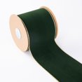 thumbnail image 2 of Cinta CSZD de terciopelo verde y dorado, alambrada, 10 cm de ancho, 2 of 6