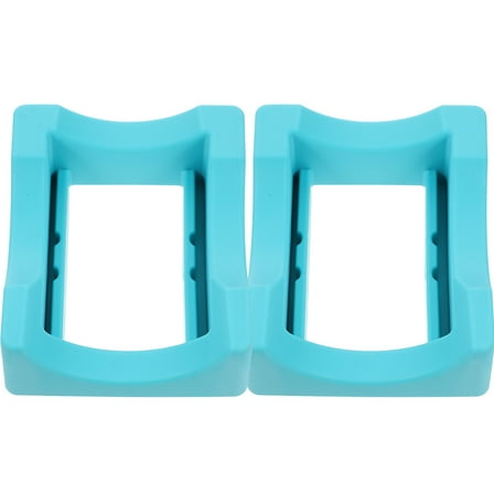 RENACLIPY 2Pcs Tumbler Cradle Cup Holder Blue Silicone for Household Items Wear Resistant Decor