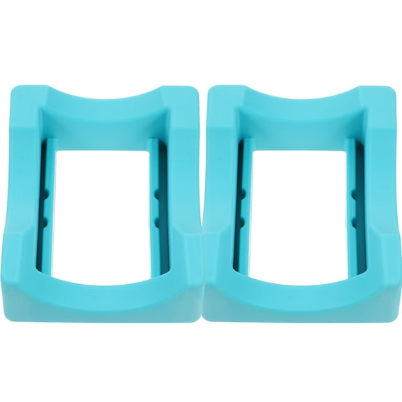 RENACLIPY 2Pcs Tumbler Cradle Cup Holder Blue Silicone for Household Items Wear Resistant Decor