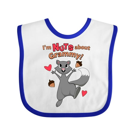 

Inktastic I m Nuts About Grammy Gift Baby Boy or Baby Girl Bib