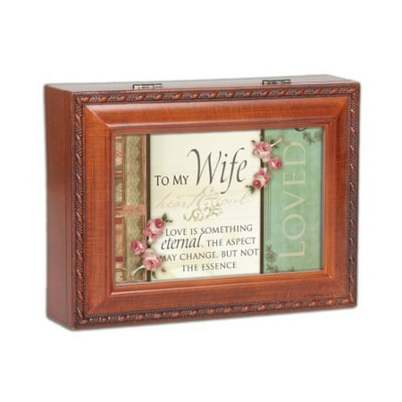 UPC: 0633303196950 | cottage garden to my wife love eternal woodgrain rope trim jewelry music box plays unchained melody