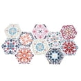 thumbnail image 1 of Tile Sticker Floor Sticker Wall Stickers Hexagonal Sticker 10Pcs Simulation Waterproof Non-Slip Hexagonal Self Adhesive Ceramic Tile Decorative Stickers Set, 1 of 8