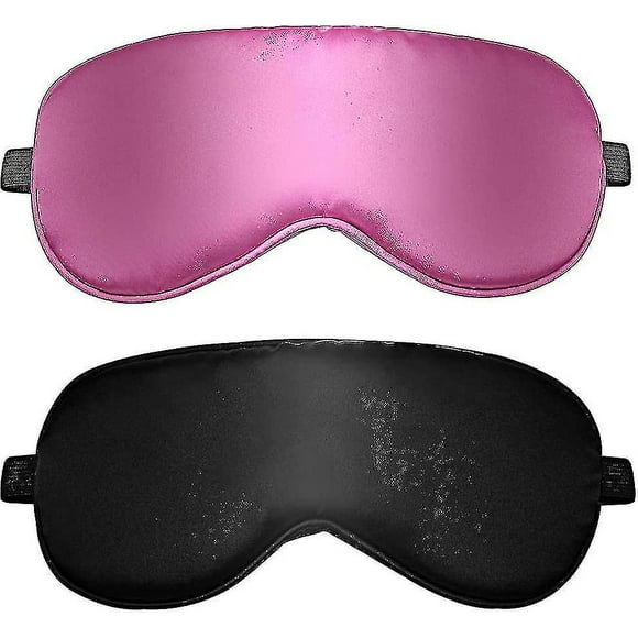 2 Pcs Silk Sleep Mask Super Soft Eye Mask Sleep Mask Sleeping Mask Silk Eye Mask