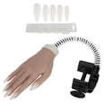 thumbnail image 4 of Senjay Nail Art Practice Hand, Silicone Nail Practice Hands With False Nail Tips For Practice Manicures For Nail Salon, 4 of 8