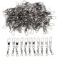 thumbnail image 2 of 100 unids/set giratorio de barril de pesca con línea de pesca de señuelos de cobre a presión de seguridad Zulema Eslabones giratorios de cojinetes de bolas de pesca, 2 of 4