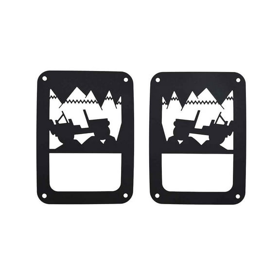 Kentrol 80702 Heritage Taillight Guard Fits JK - 2007-Up