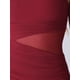 thumbnail image 5 of Vestido de fiesta sin mangas INSPIRE CHIC para mujeres con cuello asimétrico y mini vestido arrugado, 5 of 6