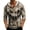 Blue, variant on Men's Halloween Horror Graphic Hoodie, 3/4 Sleeve Loose Fit Pullover Sweatshirt, Lightweight Cozy Knit Scary Monster Mask Hooded Tee Theme Top, Red M