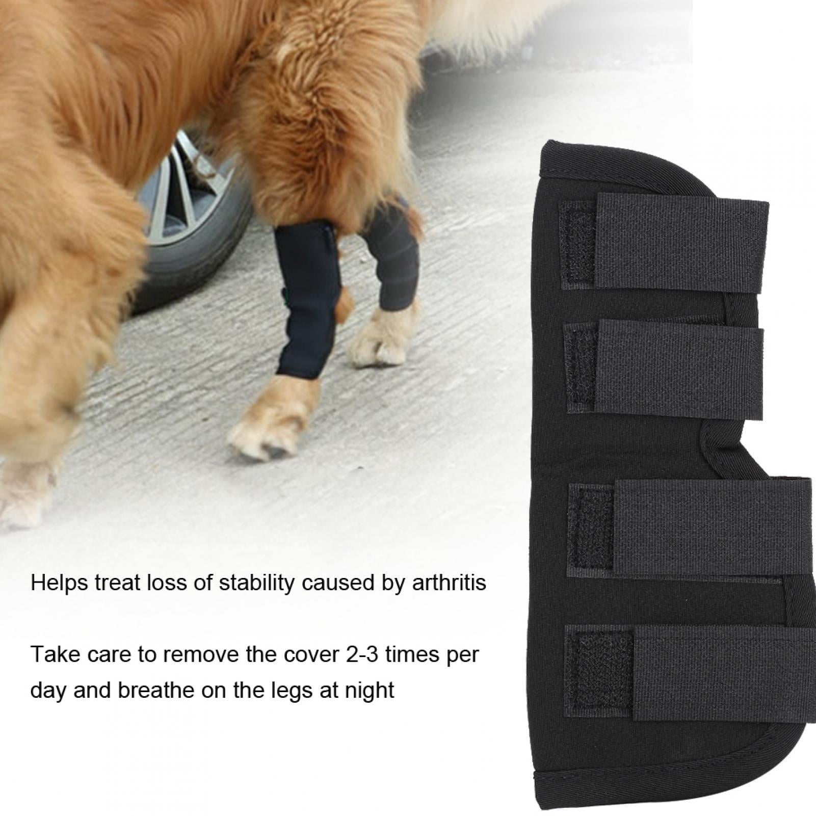 Dog Leg Assist Support Pad Injuries Wound Recovery Protection Feet RehabilitationAnti Lick Cover Black Walmart