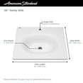 thumbnail image 4 of American Standard Studio S 24 in. Bathroom Vanity Sink Top with Single Faucet Hole in White, 4 of 6
