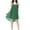 Army Green, variant on Nightgowns for Women Solid Color Fashion Back Hollowed Out Backless Round Neck Chiffon Sling Short Sleepshirts