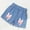 Blue 2, variant on OGLCCG Little Girls Jean Shorts Elastic Waist Baggy Denim Shorts for Teen Girls Cartoon Graphic Summer Loose Fit Cotton Shorts 2-11 Years
