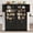 Black, variant on EastVita Bathroom Cabinet Farmhouse Storage Cabinet with Glass Doors and Adjustable Shelves Freestanding Kitchen Pantry Cabinet Cupboard for Living Room Dining Room Black 67 H