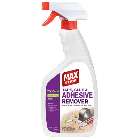 Max Strip Tape, Glue & Adhesive Remover 22oz