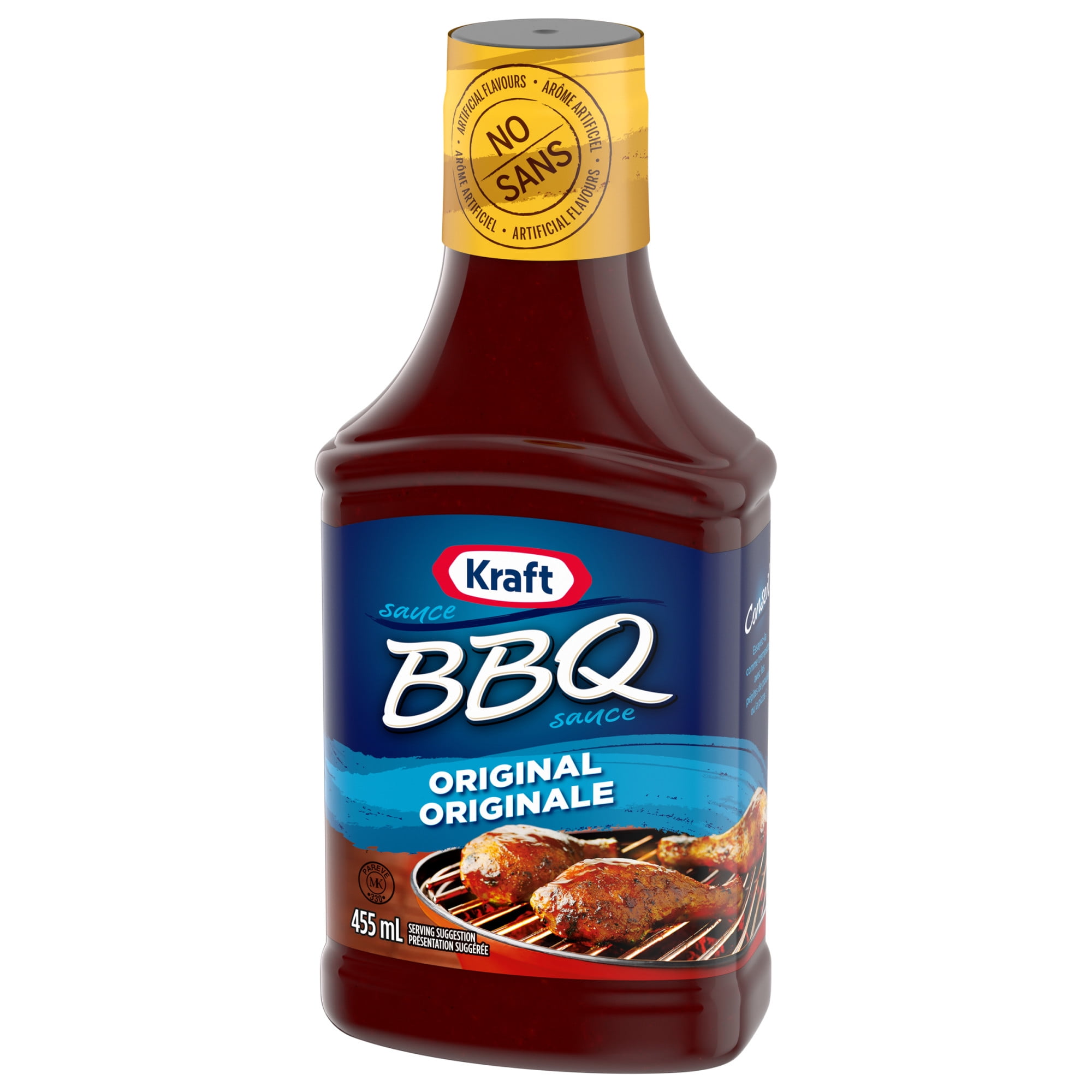 Kraft BBQ Sauce, Original, Casein-Free, 455mL