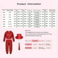 thumbnail image 5 of TiaoBug Kids Boy Girls Sparkly Hip Hop Jazz Street Dance Costume Long Sleeve Hooded Jacket Pants with Hat Necktie Set Black 12-14, 5 of 5