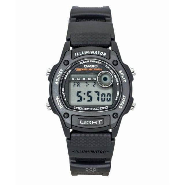 Casio Standard Montre Unisexe Numérique à Quartz avec Bracelet en Résine Biosourcée W-220H-1AV