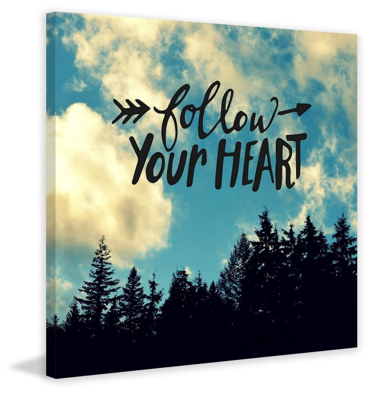 Marmont Hill "Follow Your Heart" by Robert Dickinson Painting Print on Canvas