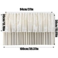 thumbnail image 2 of Motif Floral Housse de Climatiseur et Rideau pour Salon Chambre Tissu Polyester Solution Décorative et Coupe-Vent, 2 of 5