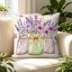 thumbnail image 4 of YiJuHui Summer Decorative Pillow Covers 45x45cm Floral Pattern Soft Breathable Cushion Case for Sofa Bedroom Patio Living Room Decor Home Accents, 4 of 5