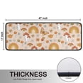 thumbnail image 5 of Kitchen Rugs Sets Of 2,Red Mushroom Rainbow Light Pattern Anti Fatigue Kitchen Mat Rugs Non Slip Washable,Decorative Kitchen Floor Mats for Kitchen,Sink,Laundry,17"x47"+17"x47", 5 of 5