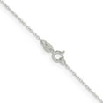 thumbnail image 6 of Auriga Fine Jewelry 925 Sterling Silver 0.95mm forzantina Cable Chain Necklace 24inch for Women, 6 of 6