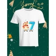 thumbnail image 1 of Funny 67 Number Christmas Element Printed Unisex T-Shirt Fashion Casual Top with Festive Atmosphere, 1 of 6
