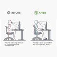 thumbnail image 2 of Reposapiés con superficie de masaje Taburete ergonómico para pies Debajo del escritorio Reposapiés con patas antideslizantes Posición ajustable para el trabajo en el hogar Oficina Escuela yeacher  estándar, 2 of 6