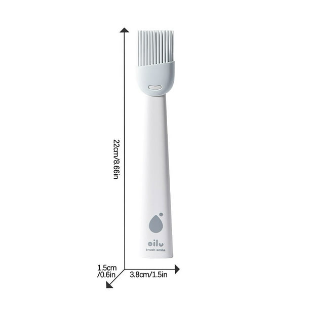 qucoqpe Silicone Spatula Silicone Barbeque Brush Heat Resistant Oil Brushes Cooking BBQ Kitchen
