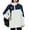 White Coats for Winter, variant on XPMWRP Women's Thickened Fleece Hooded Rain Jackets Windproof Full Zip Hiking Jackets Winter Warm Oversized Snowboarding Color Block Coats with Pockets Beige XL