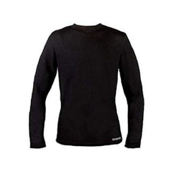 Omni Wool Base Layer Crew Top, Black (Men's)