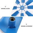 thumbnail image 4 of MasteelfCA 1pc Decorative Iron Windmill Yard Plug-in Winnower Garden Wind Ornament, 4 of 8