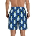 thumbnail image 3 of Disketp Men'S Swim Trunks Hawaiian Breathable Surf Beach Swimsuits Mesh Lining Beach Shorts With Pockets-Beautiful King Penguin Pattern, 3 of 9