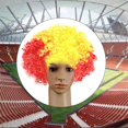 thumbnail image 4 of Universal Football Cap Men Women Wig Hat Breathable Soft for Outdoor Tournament Fan European Cup Games B, 4 of 5