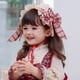 thumbnail image 3 of Diadema hecha a mano estilo Lolita para niña, pinza para el pelo suave, paños a cuadros rojos, lazo, tocado de encaje, accesorios para el cabello, sombreros para niños, 3 of 5