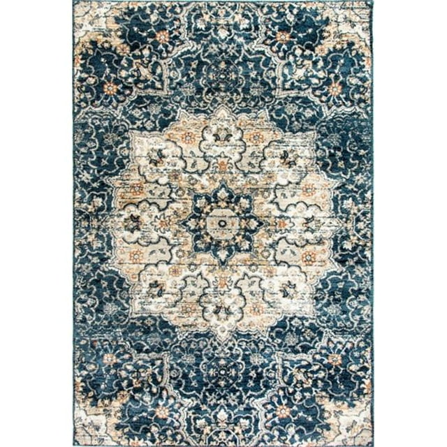 Dynamic Rugs EV694772550 Evolution Rugs, Navy - 5.3 x 7.7 in.