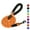 Orange, variant on Heavy Duty Rope Dog Leash with Padded Handle, Reflective, 6 FT Long for Small Medium Large Dogs（1/2"×6', Violet)