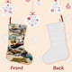 thumbnail image 3 of Franquicia de Kung Fu Panda Tema: Calcetines de Navidad, fino lino blanco para colgar en escaleras y chimenea, decoración navideña para el hogar, regalo de Navidad. 54cm × 38cm, 3 of 5