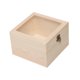 thumbnail image 5 of Caja de madera para guardar flores, caja de recuerdos, caja de madera para suministros de fiesta, boda tapa de cristal 18x18x12cm, 5 of 9