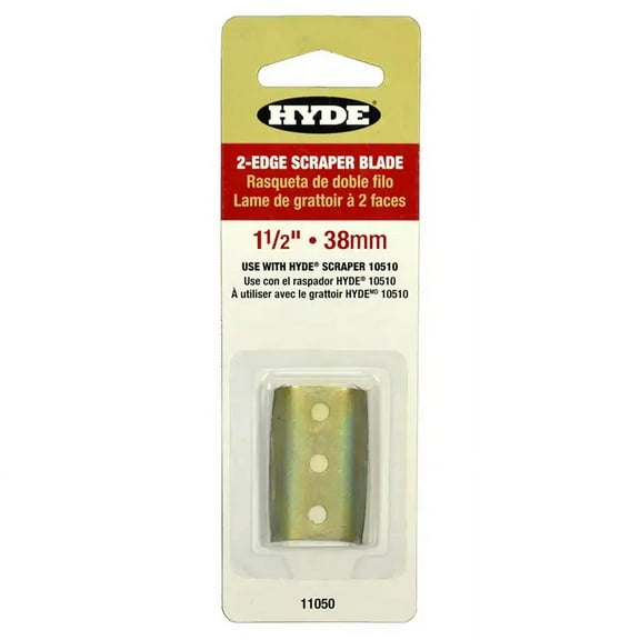 1-1/2" Hyde Tools 11050 Hyde Lifetime 2-Edge Replacement Scraper Blade