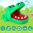 thumbnail image 2 of Stress Toys Crocodile Teeth Toys Alligator Family Party Toy Creative for Kids (Green), 2 of 8