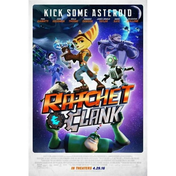 Pop Culture Graphics MOVEB91645 Ratchet & Clank Movie Poster, 11 x 17