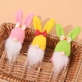 thumbnail image 3 of Wovilon Ornaments Easter Day Ornaments Faceless Doll Decoration Rudolph Dwarf Gnome Plush Ornaments Easter Gifts Doll Pendant, 3 of 5