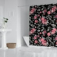 thumbnail image 3 of Waterproof Pioneer Shower Curtain 72x84 Inch Polyester Unique Cute Floral Shower Curtain for Bathroom Hotel Home Decor with 12 Plastic Hooks, 3 of 5