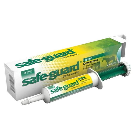 - Safe Guard 25 Gram Paste Equine Dewormer, Perfect for general parasite control in rotational deworming By Merck Animal,USA