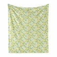 thumbnail image 1 of Dandelion Soft Flannel Fleece Blanket, Composition of Blowballs Ladybugs and Leaves Colorful Lively Spring Season Nature, Cozy Plush for Indoor and Outdoor Use, 50" x 60", Multicolor, by Ambesonne, 1 of 6