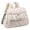Green, variant on HAHUT Aesthetic Quilted Floral Diaper Bag Backpack with Stroller Straps, Multi-Functional Nylon Embroidered Laptop Backpack for Work Travel Casual (Blue)