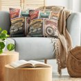thumbnail image 5 of Ambesonne Vintage Throw Pillow Cover 2 Pack, Grunge Funky Style Artwork, 24", Multicolor, 5 of 5